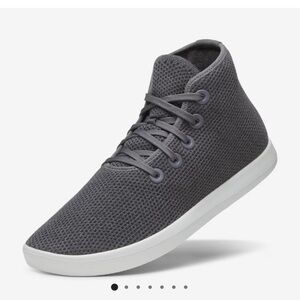 Womens Gray High-Top Sneakers